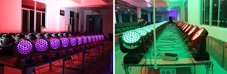 6X10W RGBW 4in1 LED Moving Head stage lighting