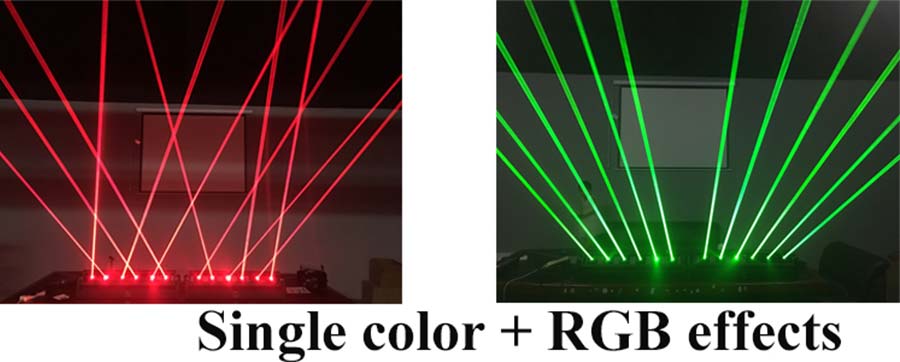 LY-YT06A 6  eye head moving laser curtain