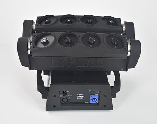 LY-YTM08-2 RGB Moving Head 8-Eye Spider Beam Laser  Light